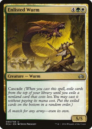 Enlisted Wurm<br /><span class="collector-number">Collector No. 90</span>