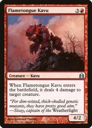 Flametongue Kavu<br /><span class="collector-number">Collector No. 123</span>