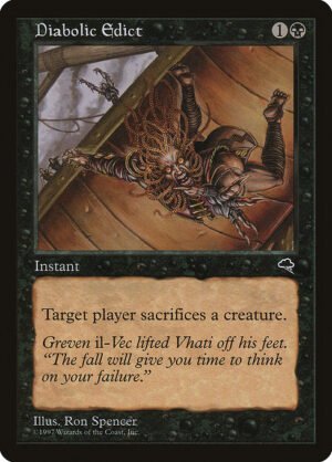 Diabolic Edict<br /><span class="collector-number">Collector No. 128</span>