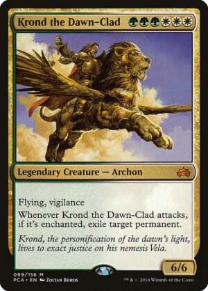 Krond the Dawn-Clad<br /><span class="collector-number">Collector No. 99</span>