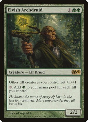 Elvish Archdruid<br /><span class="collector-number">Collector No. 168</span>