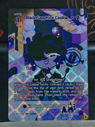 Black Sapphire Cookie SEC CookieRun Braverse TCG- Auction