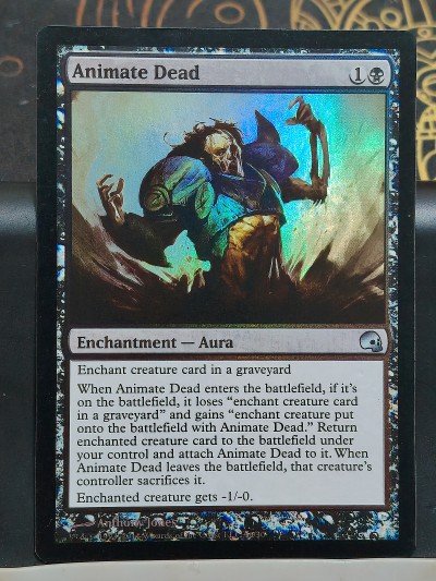 Animate Dead FOIL Magic The Gathering MTG - Auction